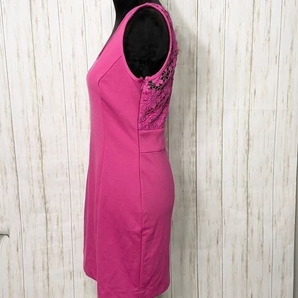 𝅺LC Lauren Conrad pink dress open lace size 10 - Picture 3 of 8